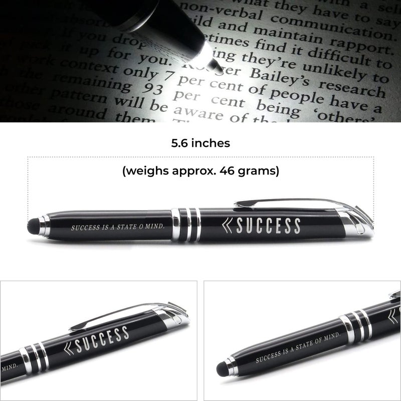 Inkstone Success Motivational Business Penlight with Illuminated Writing Tip and Stylus - Image 5